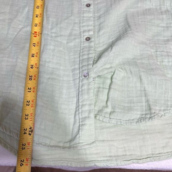 Rails x Revolve Ellis Gauze Mint Green Button Down Small Women - Picture 9 of 10